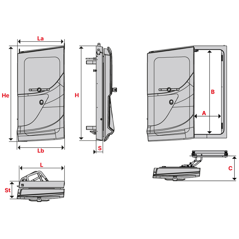 Hatches pantograph system 2618.21